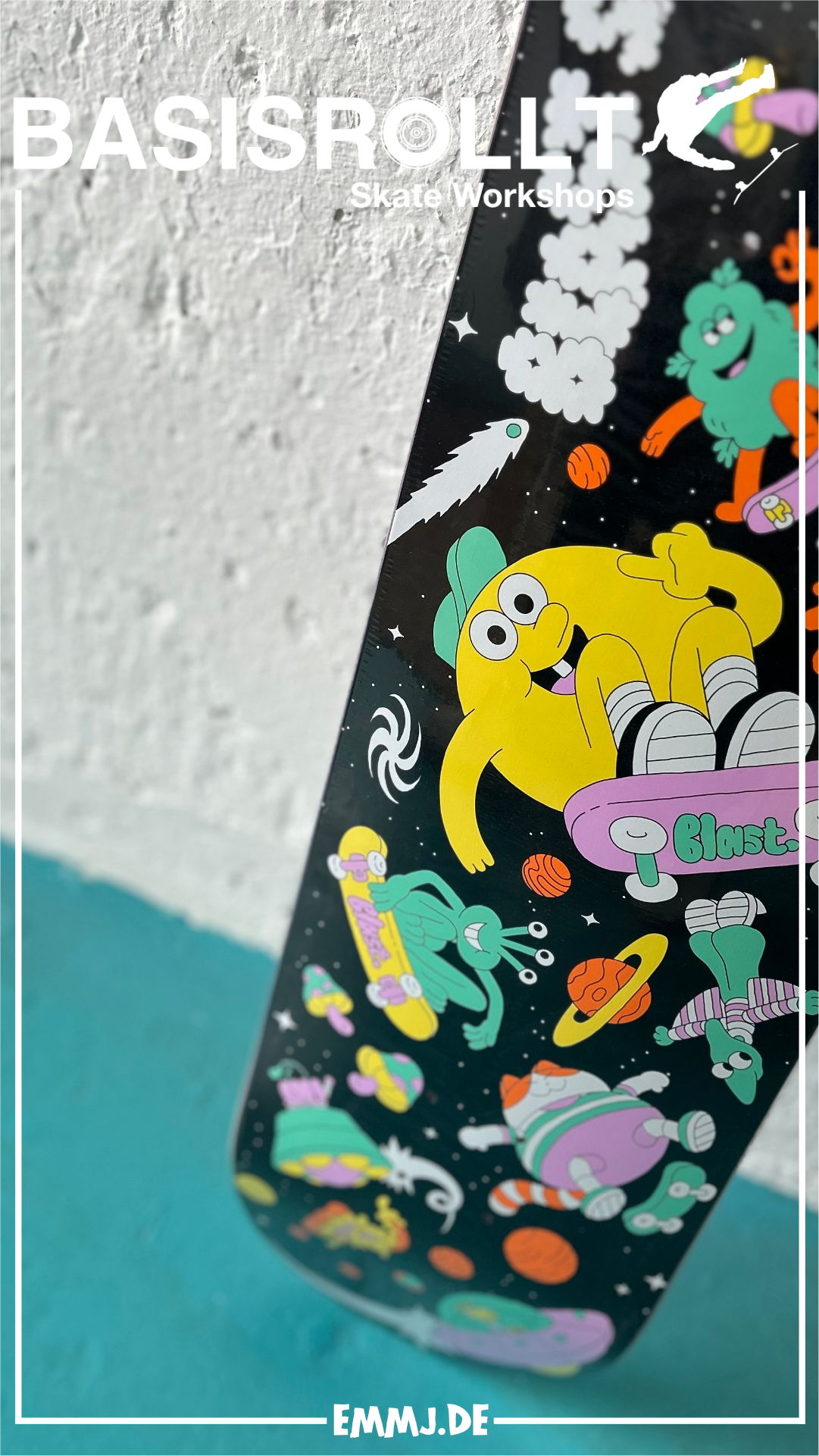 BLAST SKATES SPACE JUNK 8.25