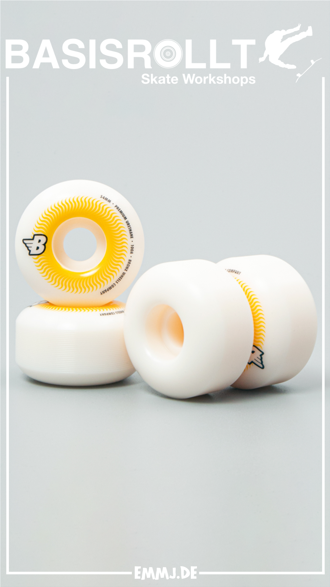 BRONX WHEELS Swirl - Regular Shape 100A, 54mm, FORCE Formula