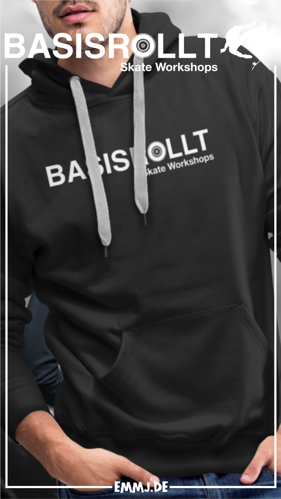 BASISROLLT - Männer Premium Hoodie - Clean&Love