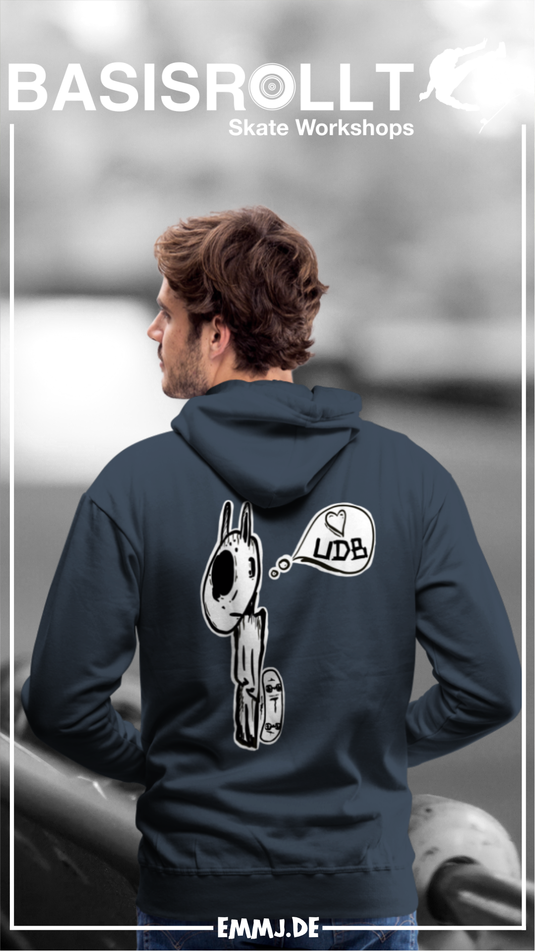 BASISROLLT - Männer Premium Hoodie - Clean&Love