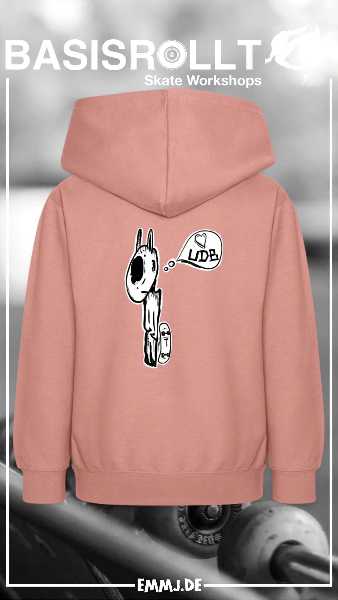 BASISROLLT - Teenager Hoodie - Clean&Love