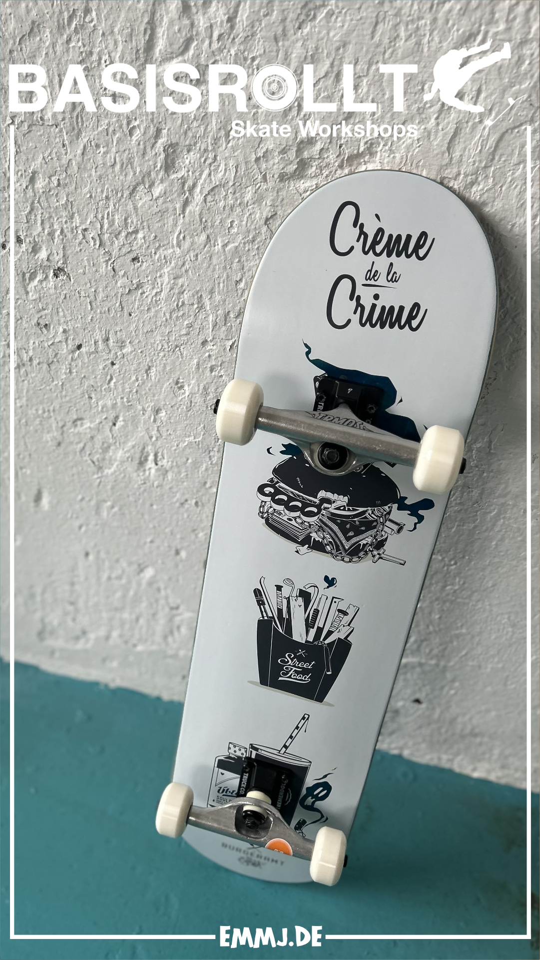 Über Burgeramt-Creme de la Crime, Skateboard 4-Star Complete B-Ware