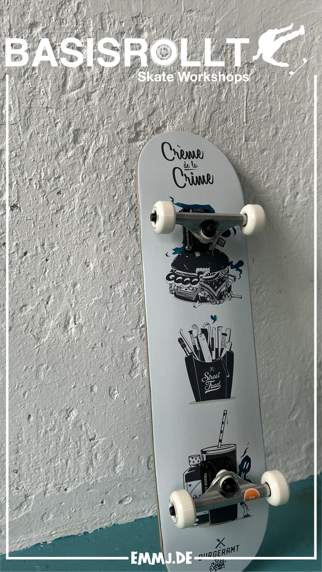 Über Burgeramt-Creme de la Crime, Skateboard 4-Star Complete B-Ware