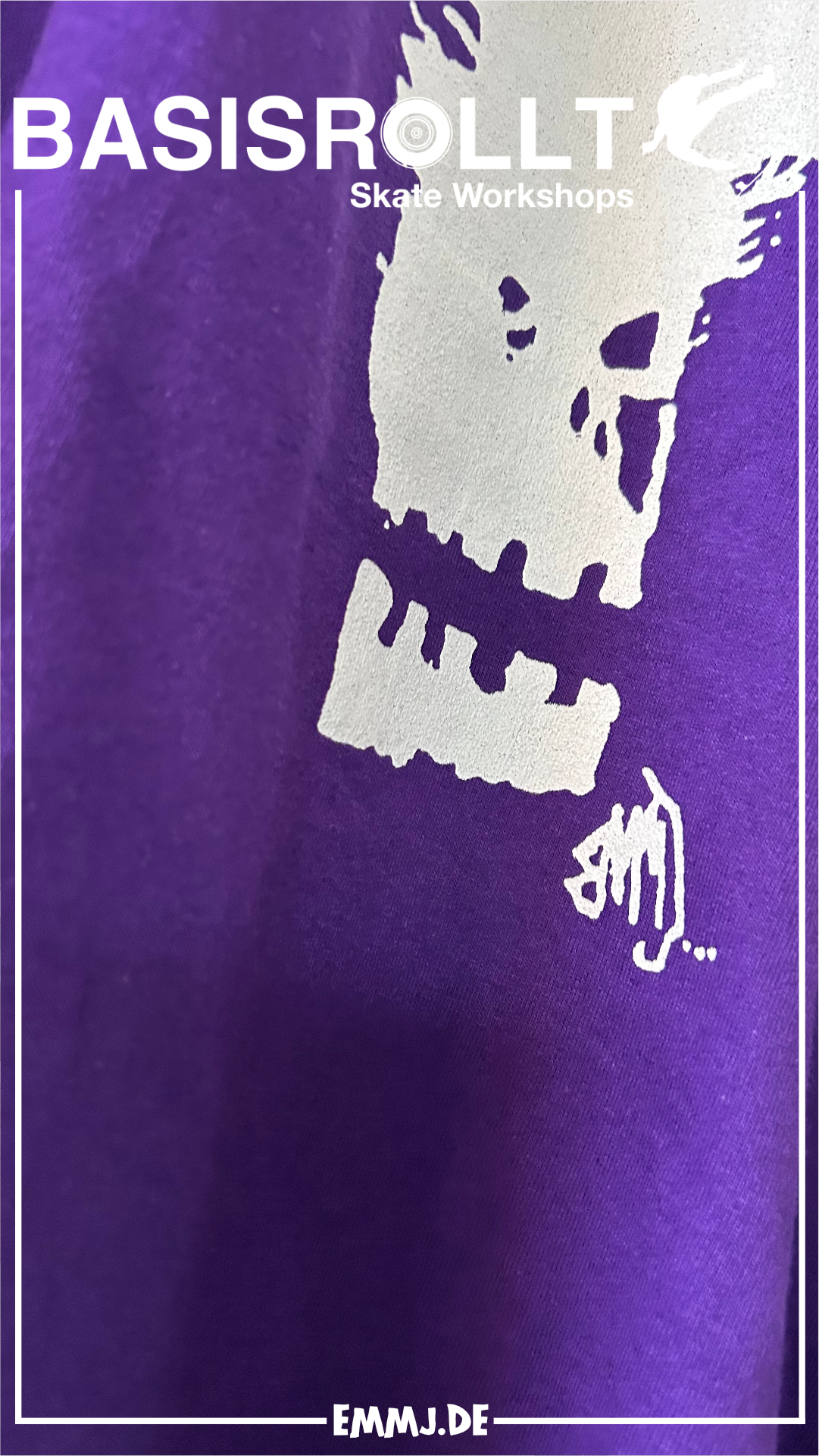 DARCARDS Series #Skull T-Shirt - Zahnstocher Kunst mit Tusche