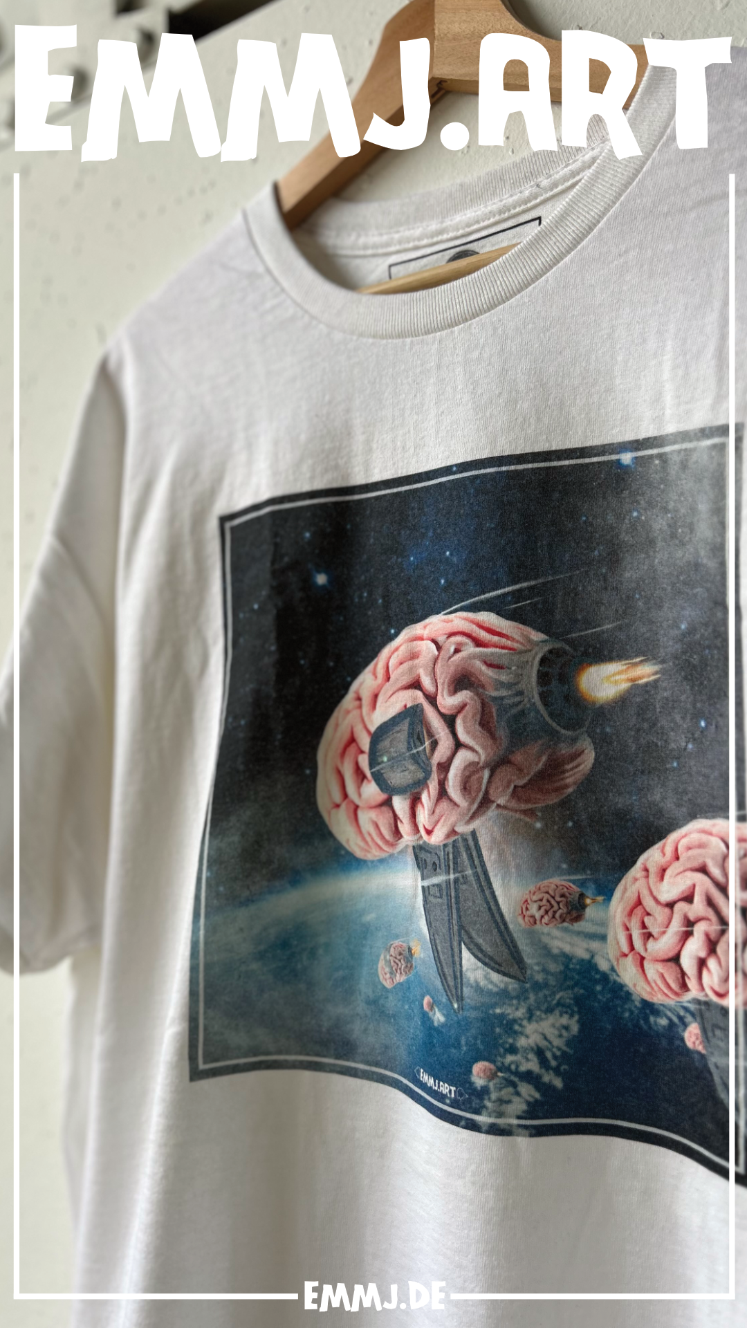 Hirn von Fern - T-Shirt Erik Halisch-EMMJ
