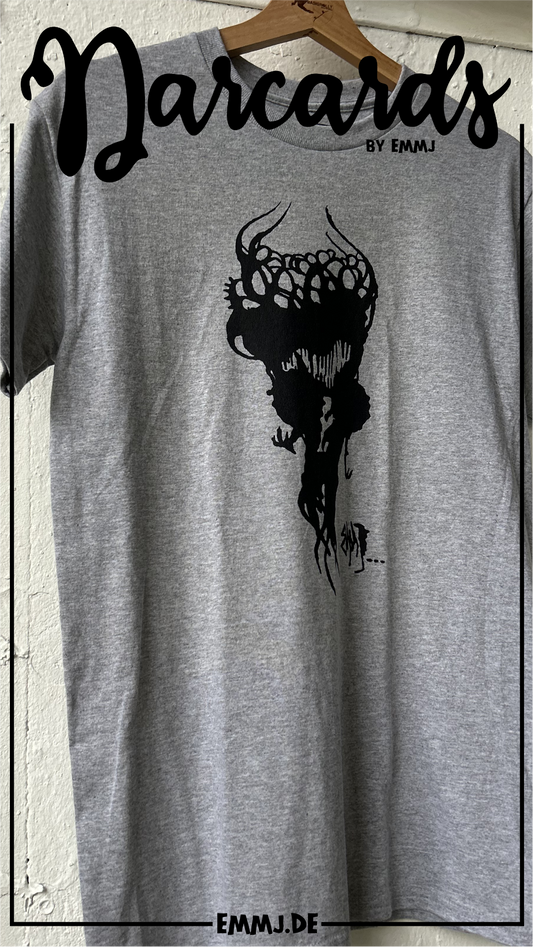 DARCARDS Series #New Brain T-Shirt - Zahnstocher Kunst mit Tusche