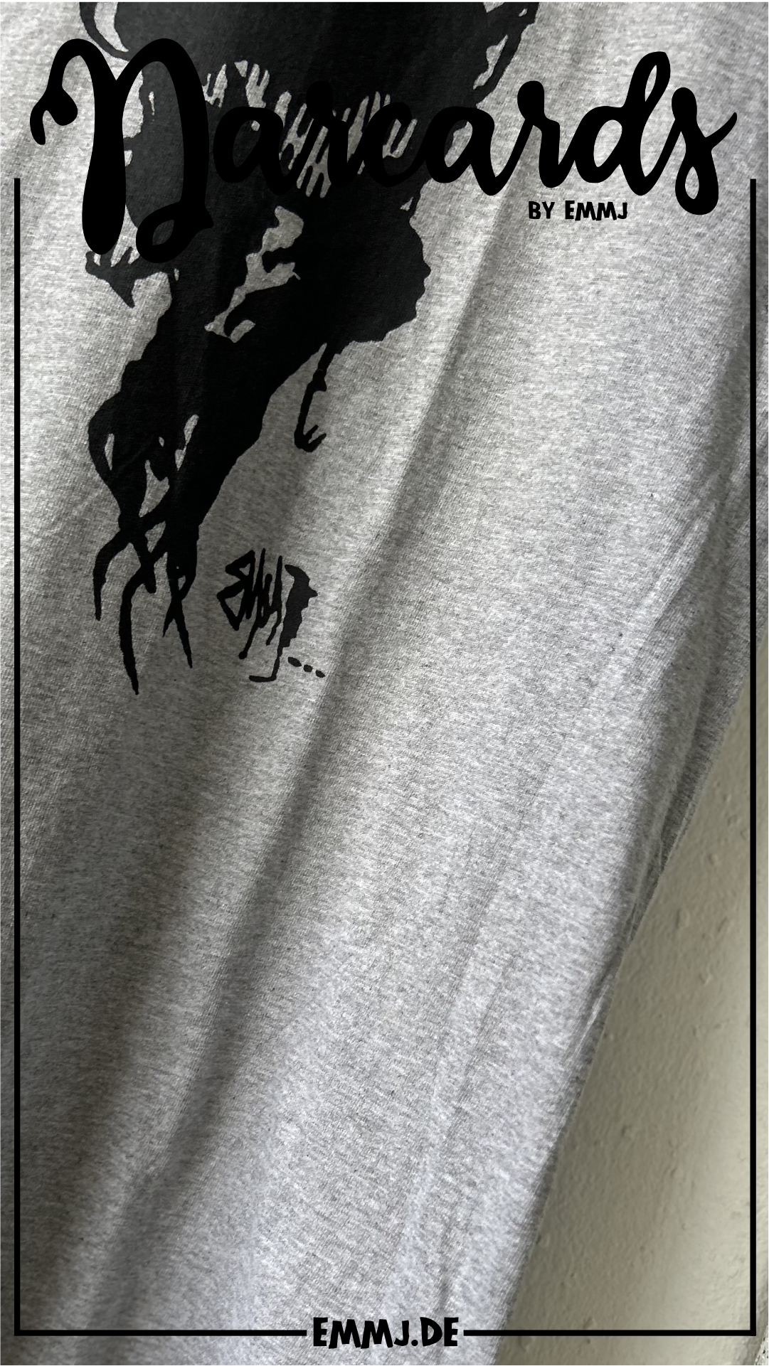 DARCARDS Series #New Brain T-Shirt - Zahnstocher Kunst mit Tusche