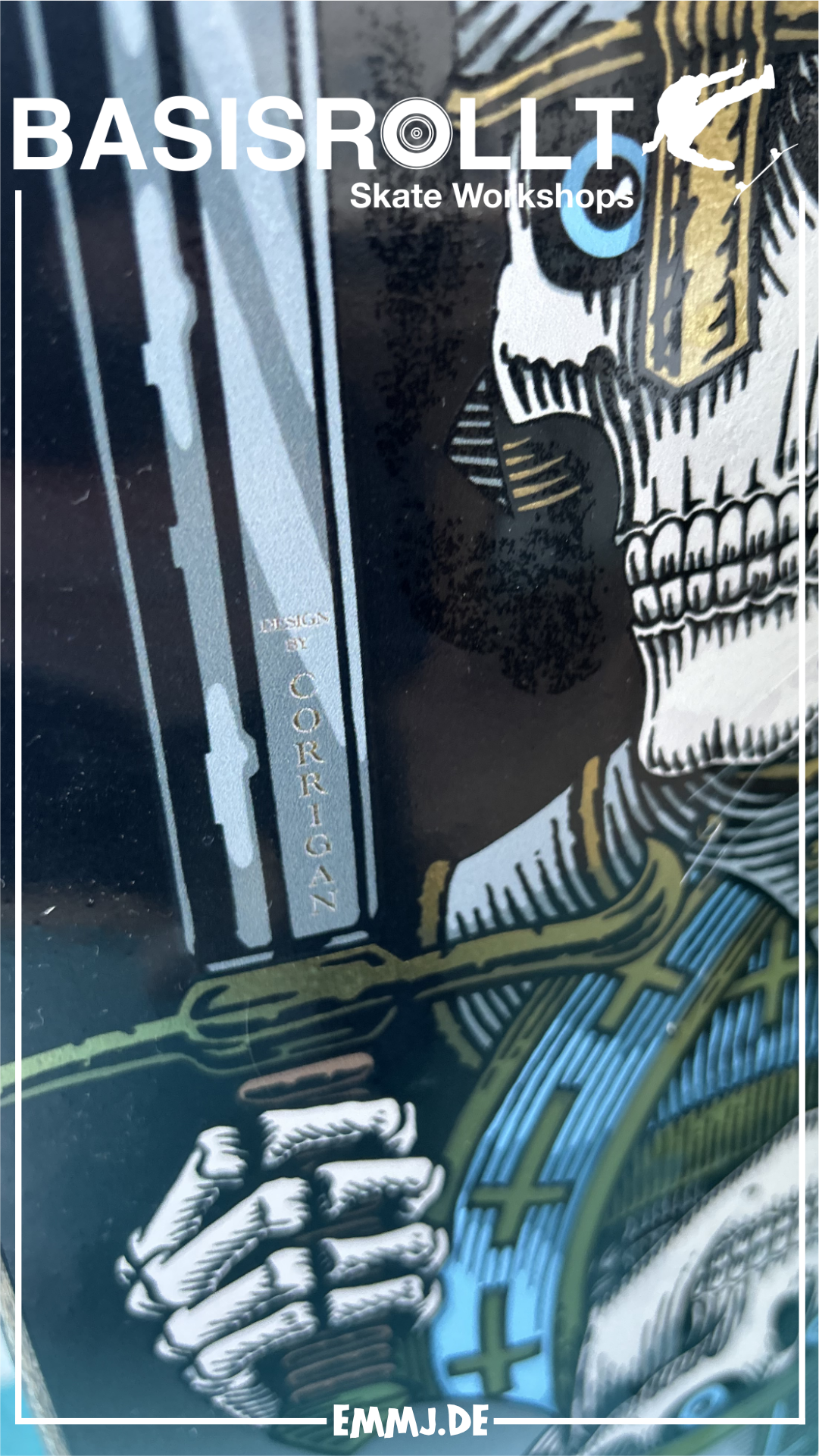 Powell-Peralta  Flight Pro Shape 315 K26 Dan Corrigan Chess Skulls 8.4