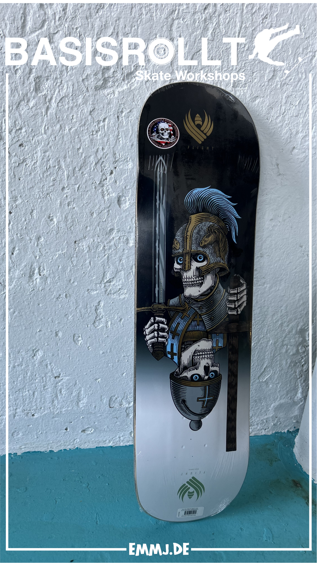 Powell-Peralta  Flight Pro Shape 315 K26 Dan Corrigan Chess Skulls 8.4