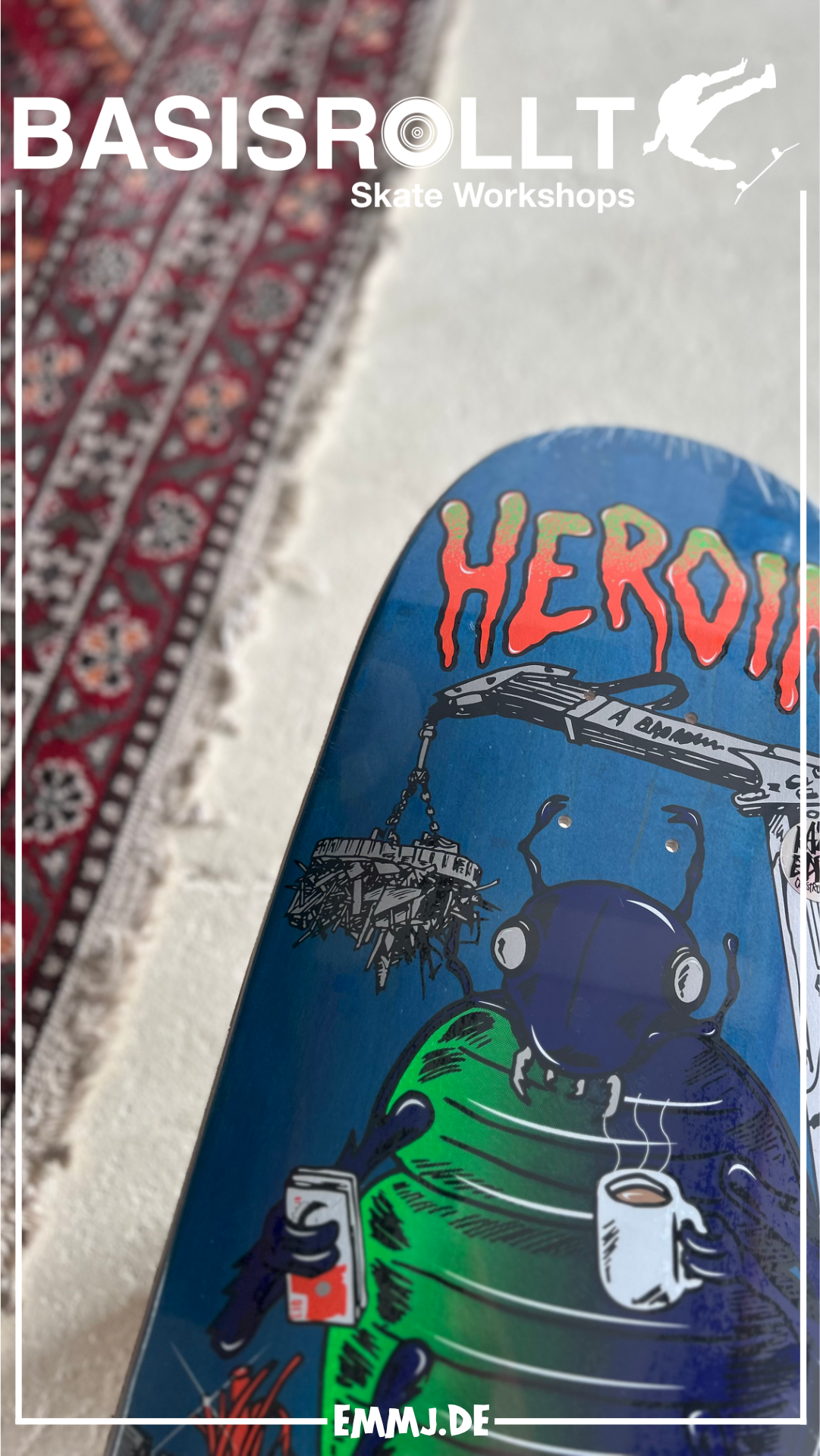 Heroin Skateboards Craig Questions Bug 9.6 Erik Halisch-EMMJ