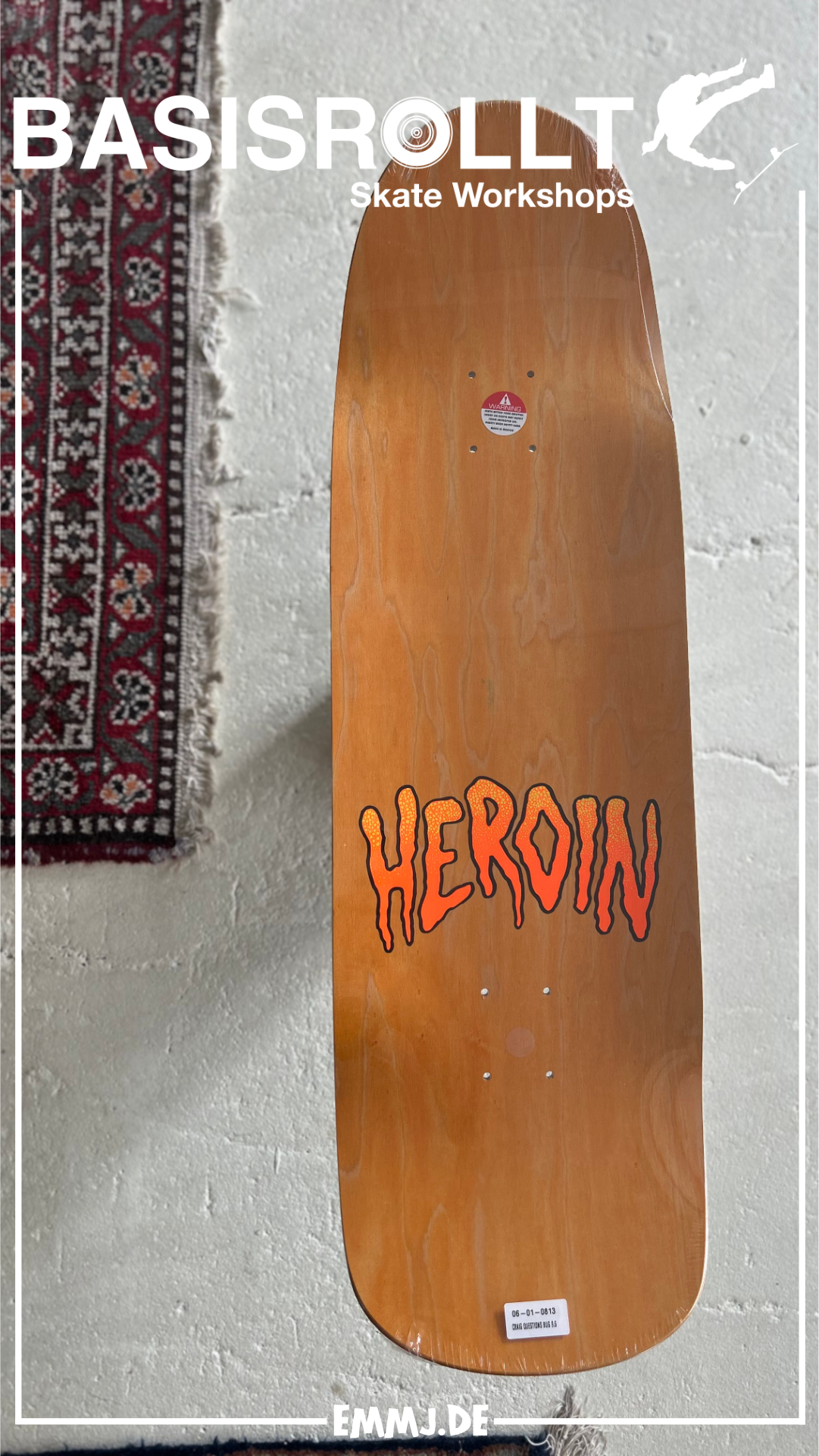 Heroin Skateboards Craig Questions Bug 9.6 Erik Halisch-EMMJ