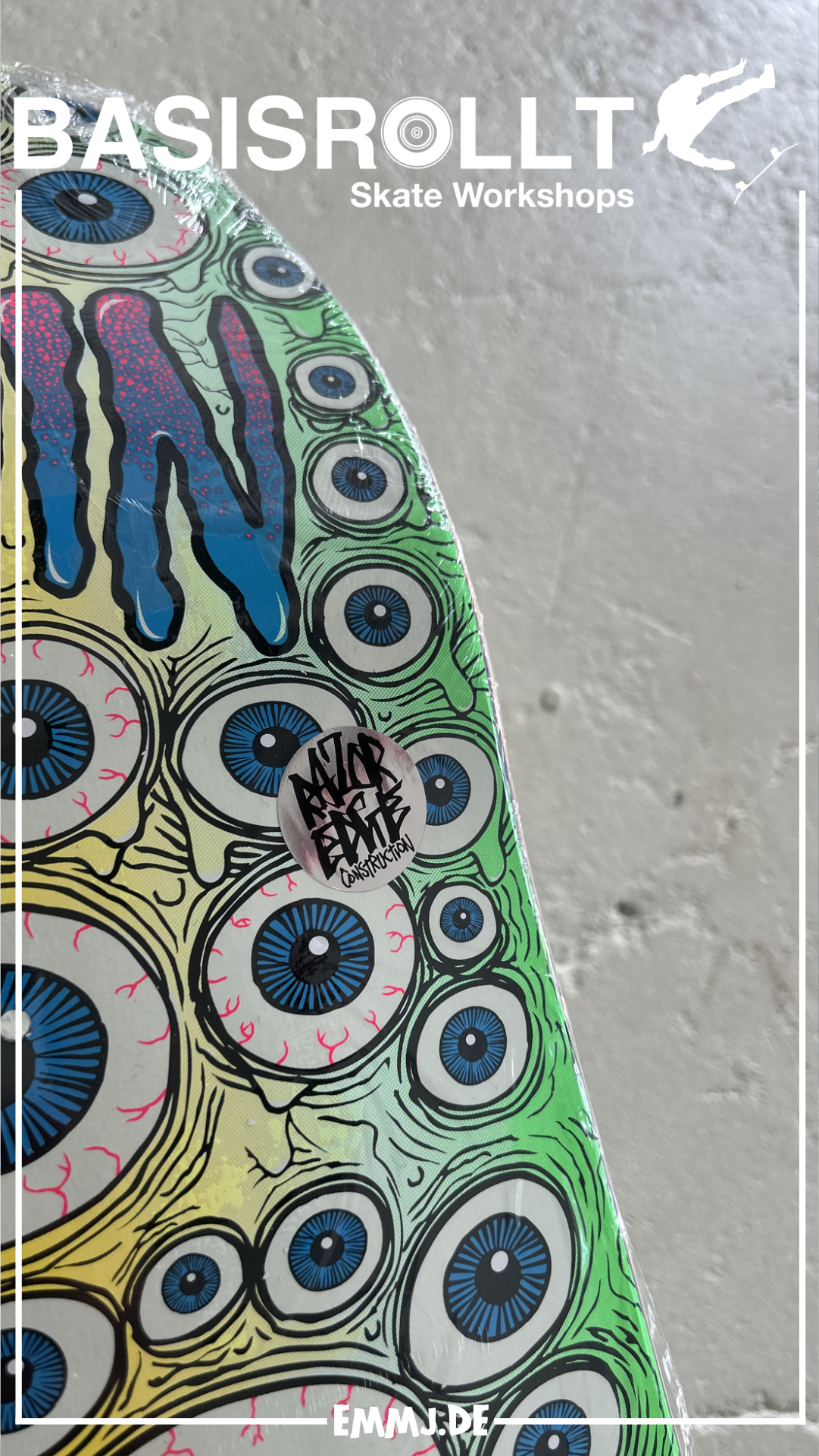 Heroin Skateboards Dead Dave Eyes 10.0 Erik Halisch-EMMJ