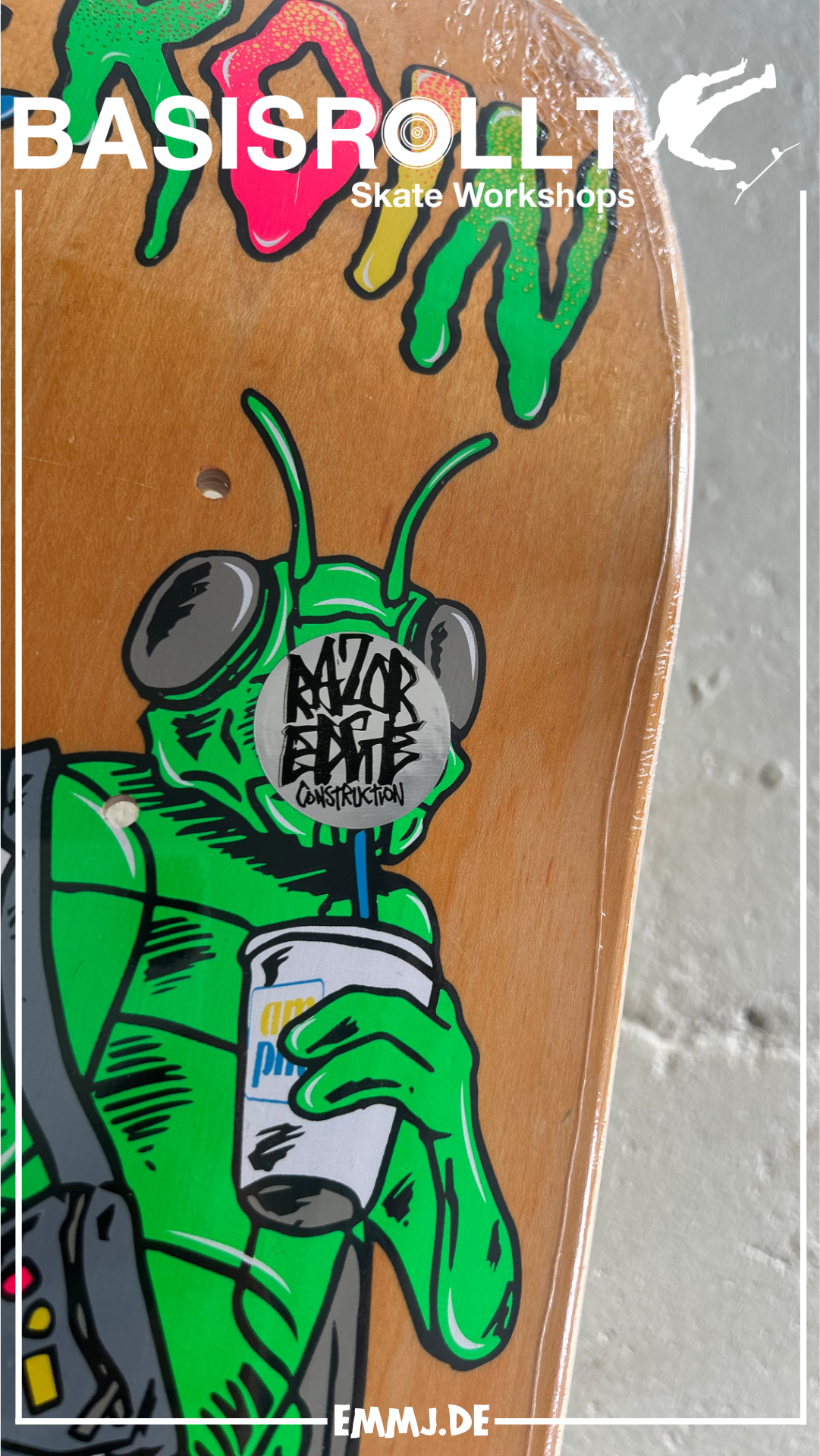 Heroin Skateboards Hayate Bug Erik Halisch-EMMJ