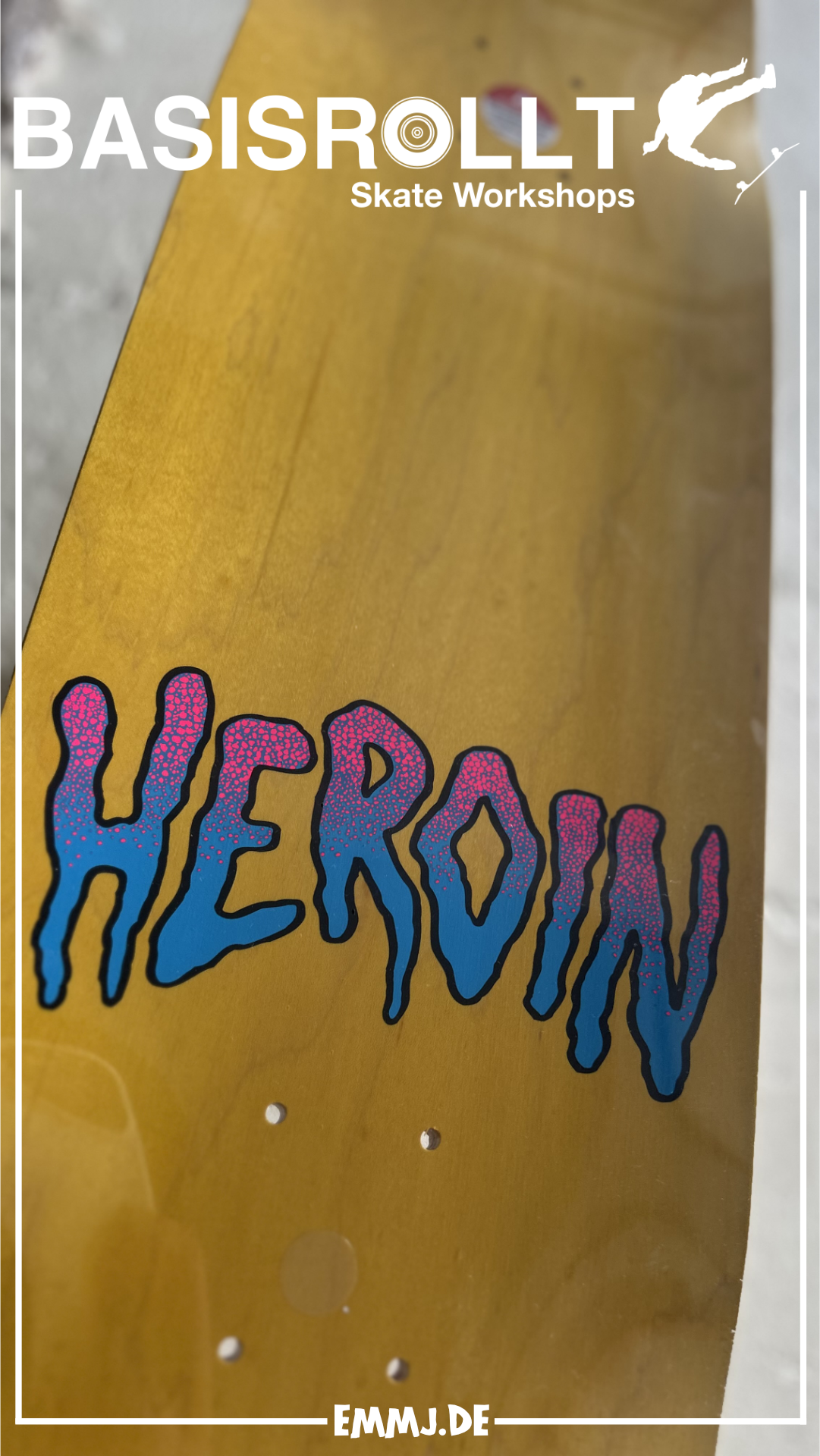 Heroin Skateboards Hayate Bug Erik Halisch-EMMJ