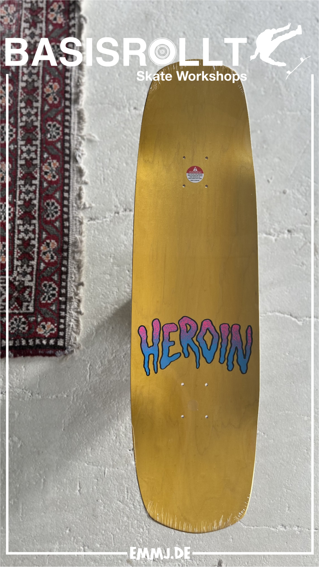 Heroin Skateboards Hayate Bug Erik Halisch-EMMJ