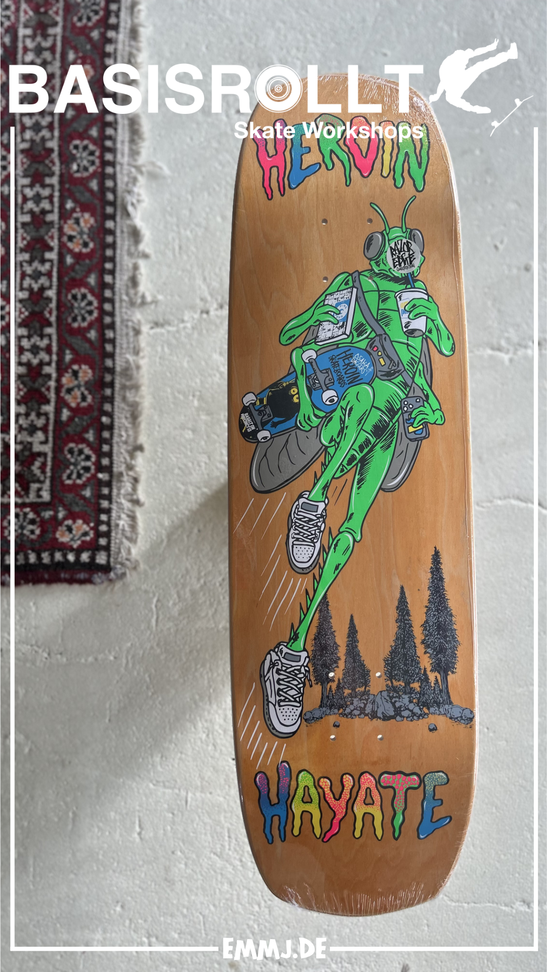Heroin Skateboards Hayate Bug Erik Halisch-EMMJ