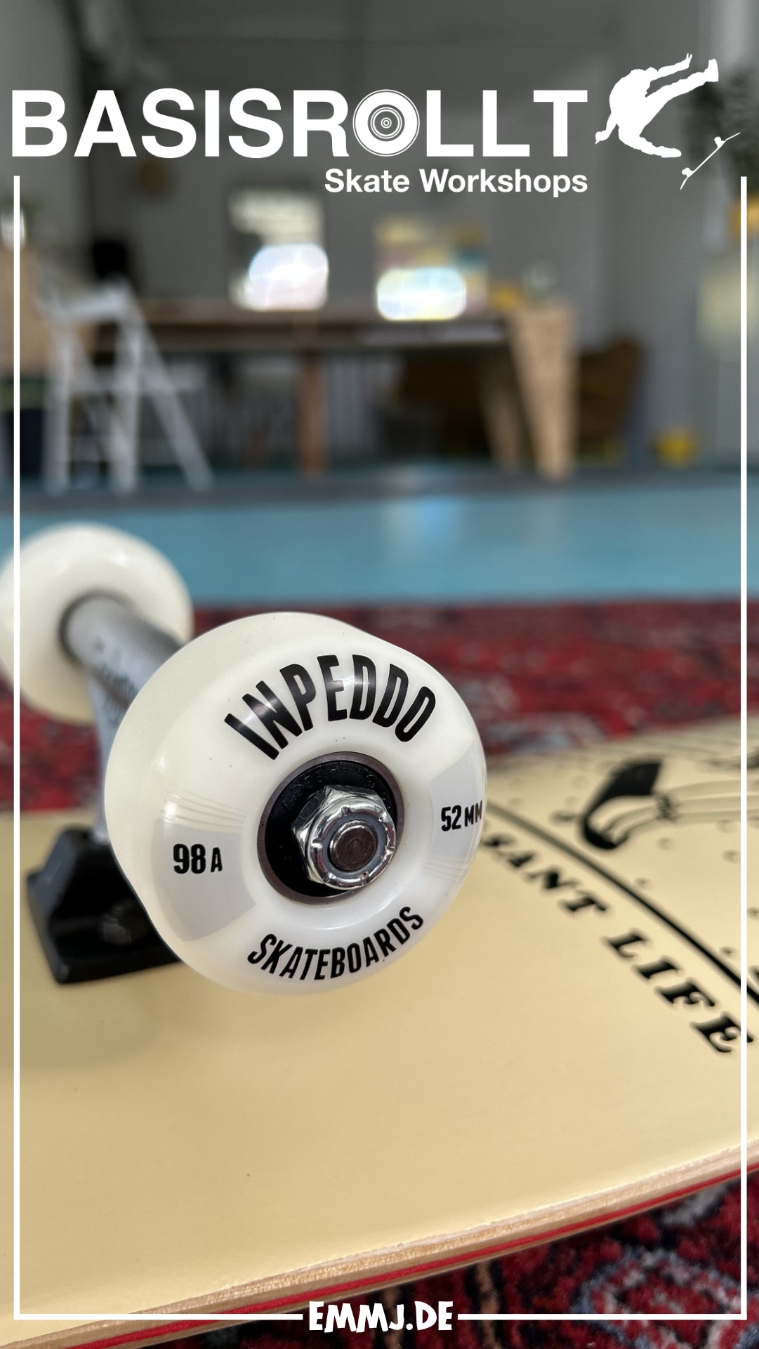 INPEDDO - Lady beige - Skateboard Std Complete 8.25