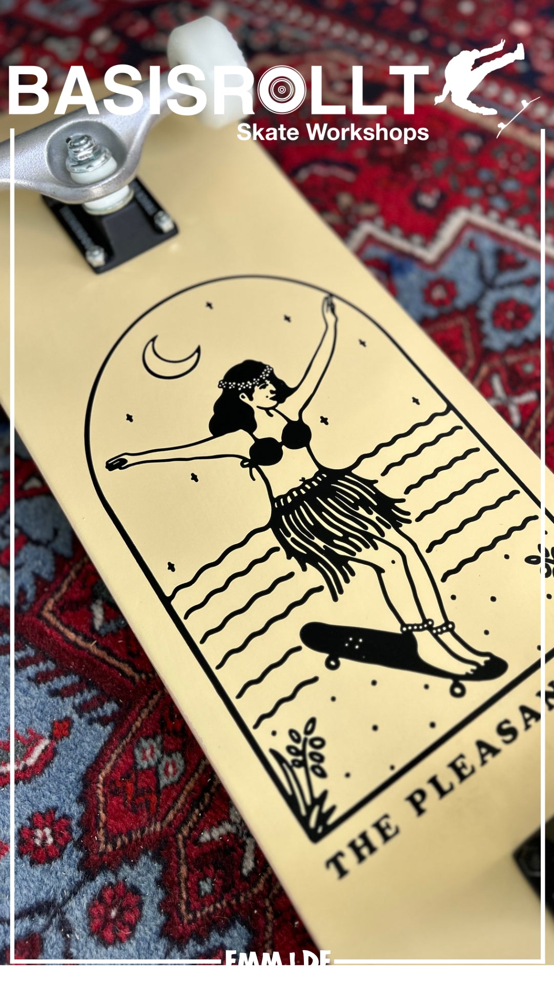 INPEDDO - Lady beige - Skateboard Std Complete 8.25