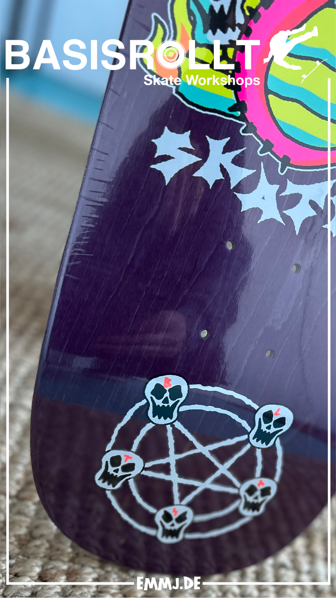 BLAST SKATES 8.5" SQUARE TAIL DECK DRAGON TAMER