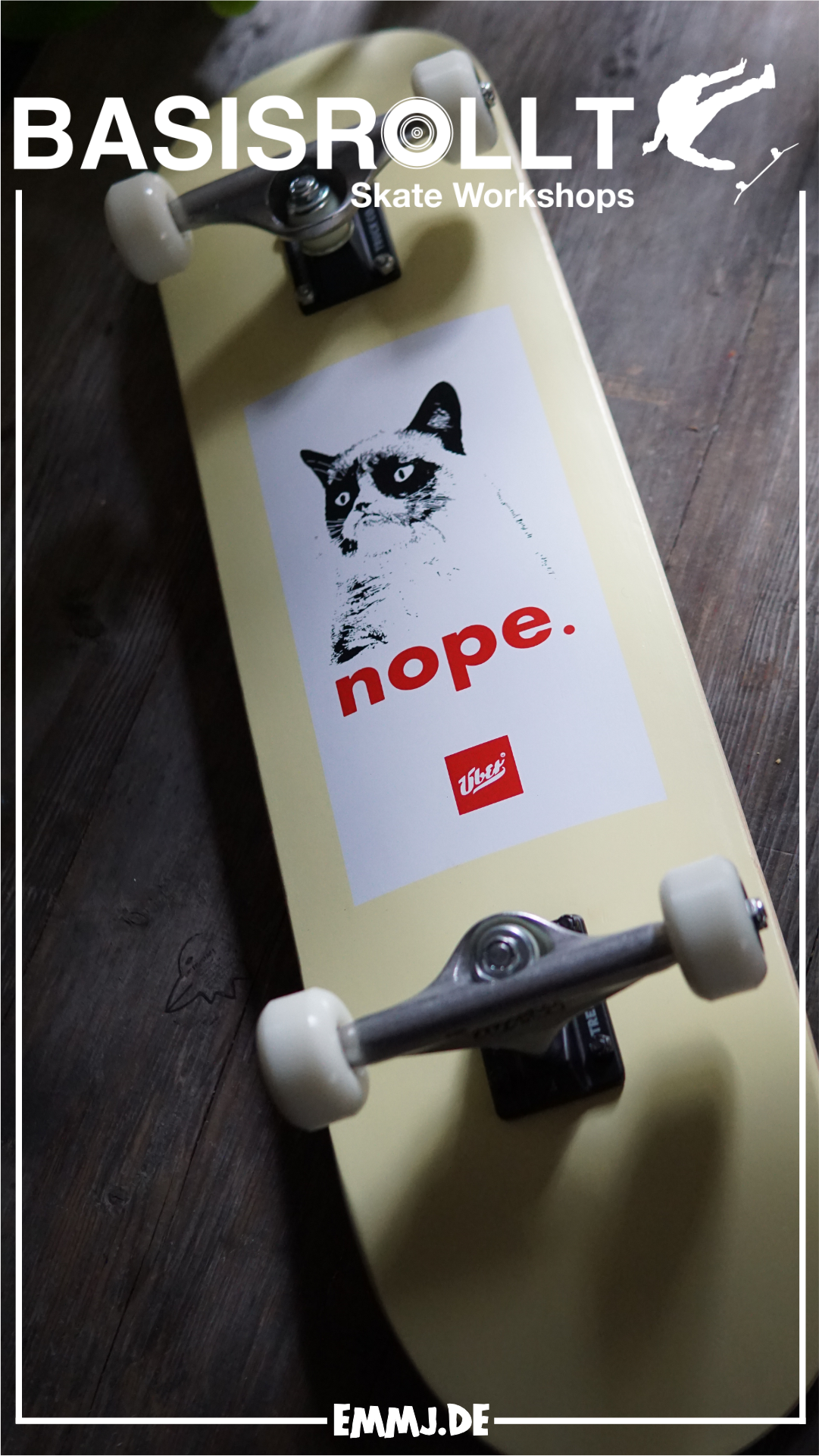 Über Grumpy Cat, Skateboard 4-Star Complete 8.0