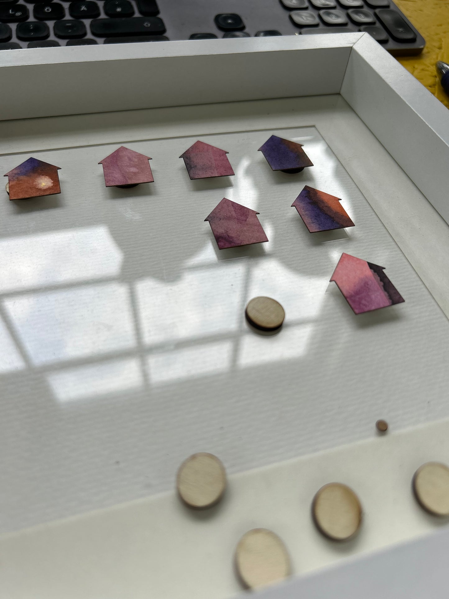 Aquarellschnitt - Kunstworkshop für Erwachsene in Niederense - Die Lackiererei 2 Std.