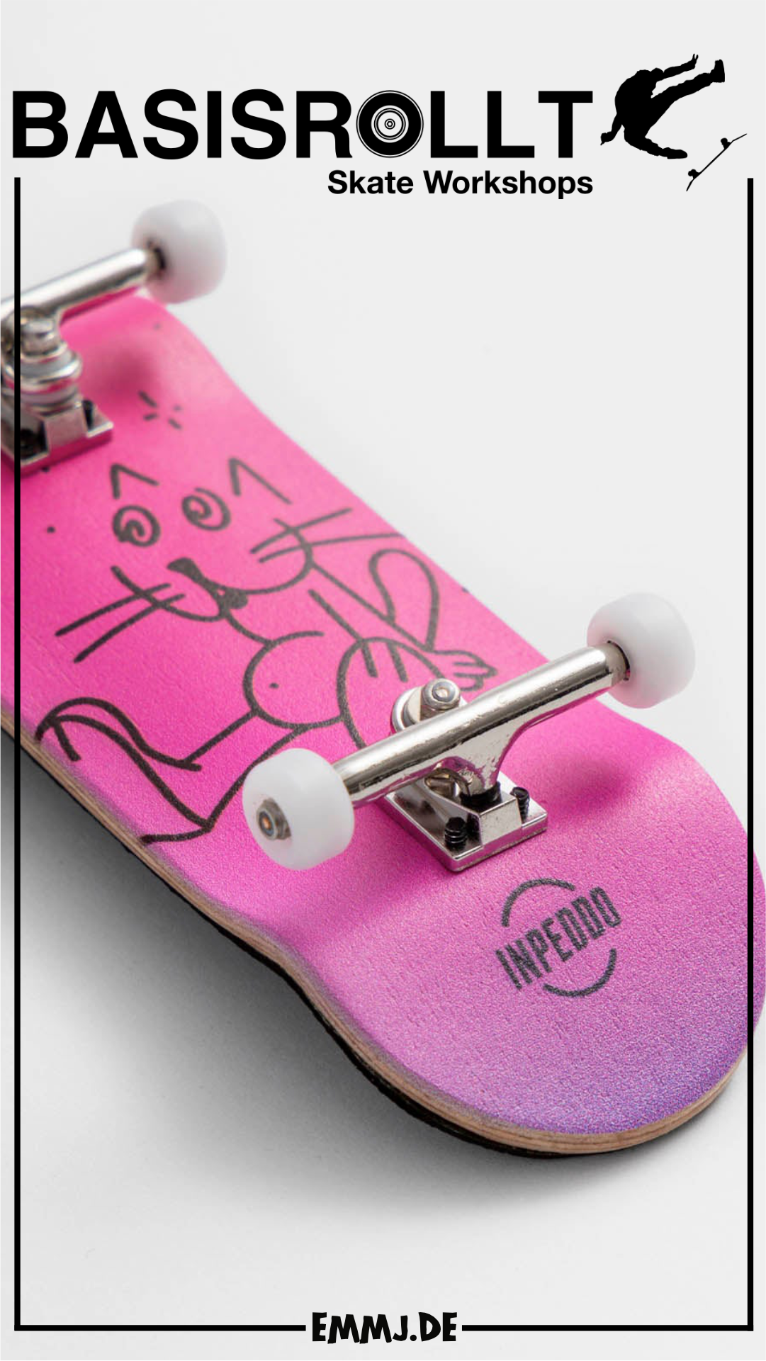 INPEDDO Fingerboard Compl. 3rd Gen, BOOZE CAT - 34mm
