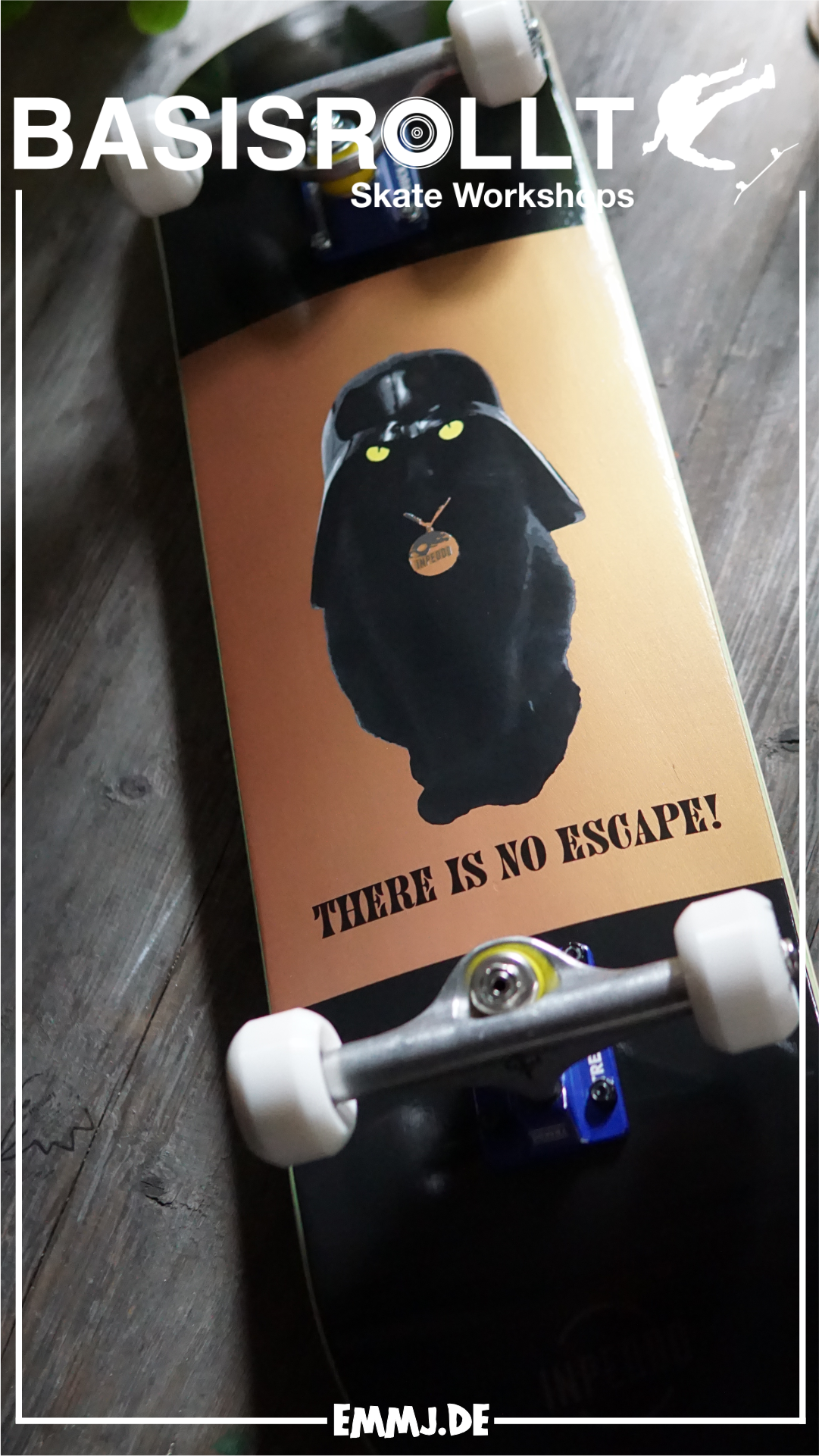 INPEDDO Cat Vader - Skateboard Prem Complete