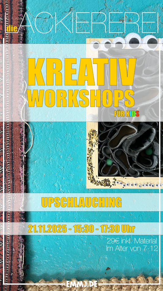 Die Lackiererei - Kreativ Workshops für Kids in Soest - Ense - Arnsberg 21.11.2025