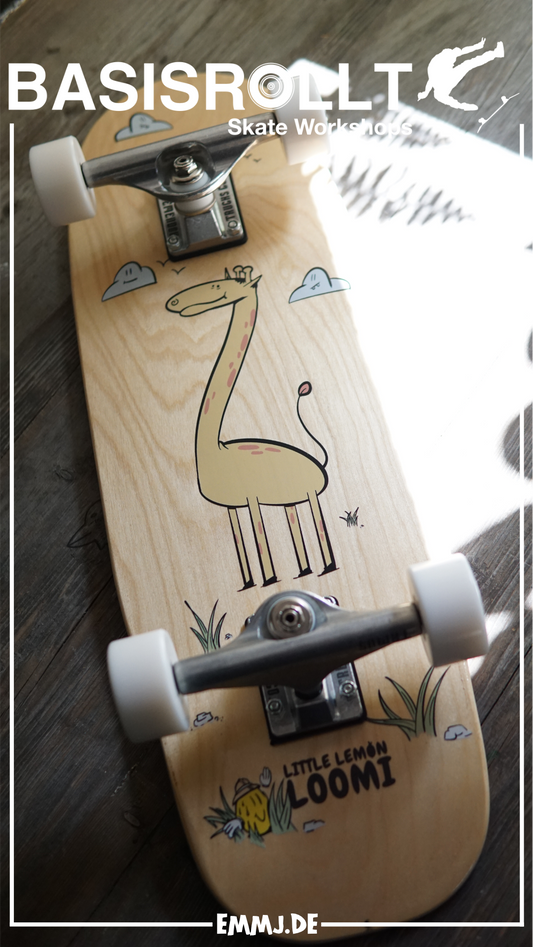 Little Lemon Loomi - GIRAFFE- Kids Cruiser Skateboard