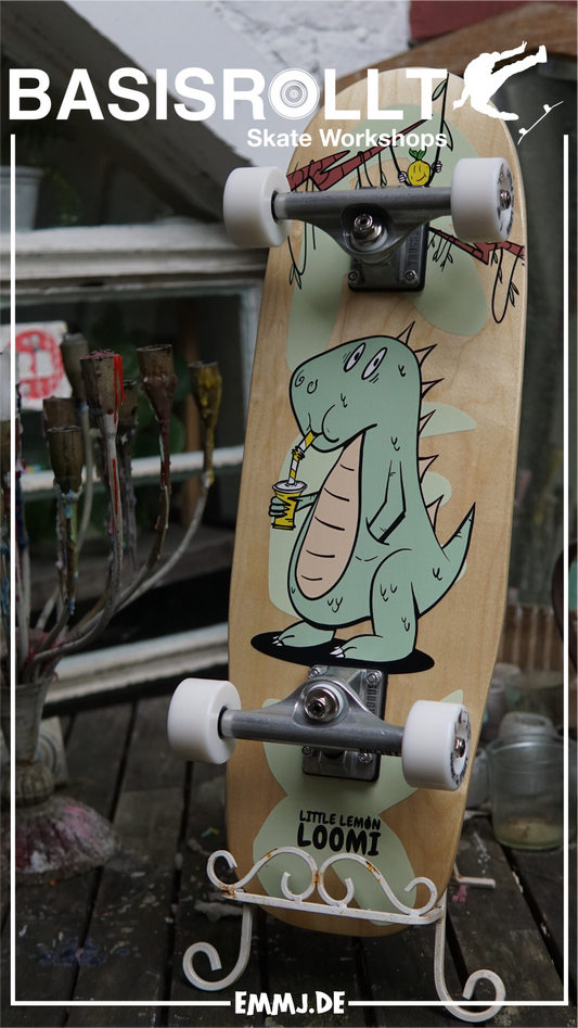 Little Lemon Loomi - T-Rex - Kids Cruiser Skateboard