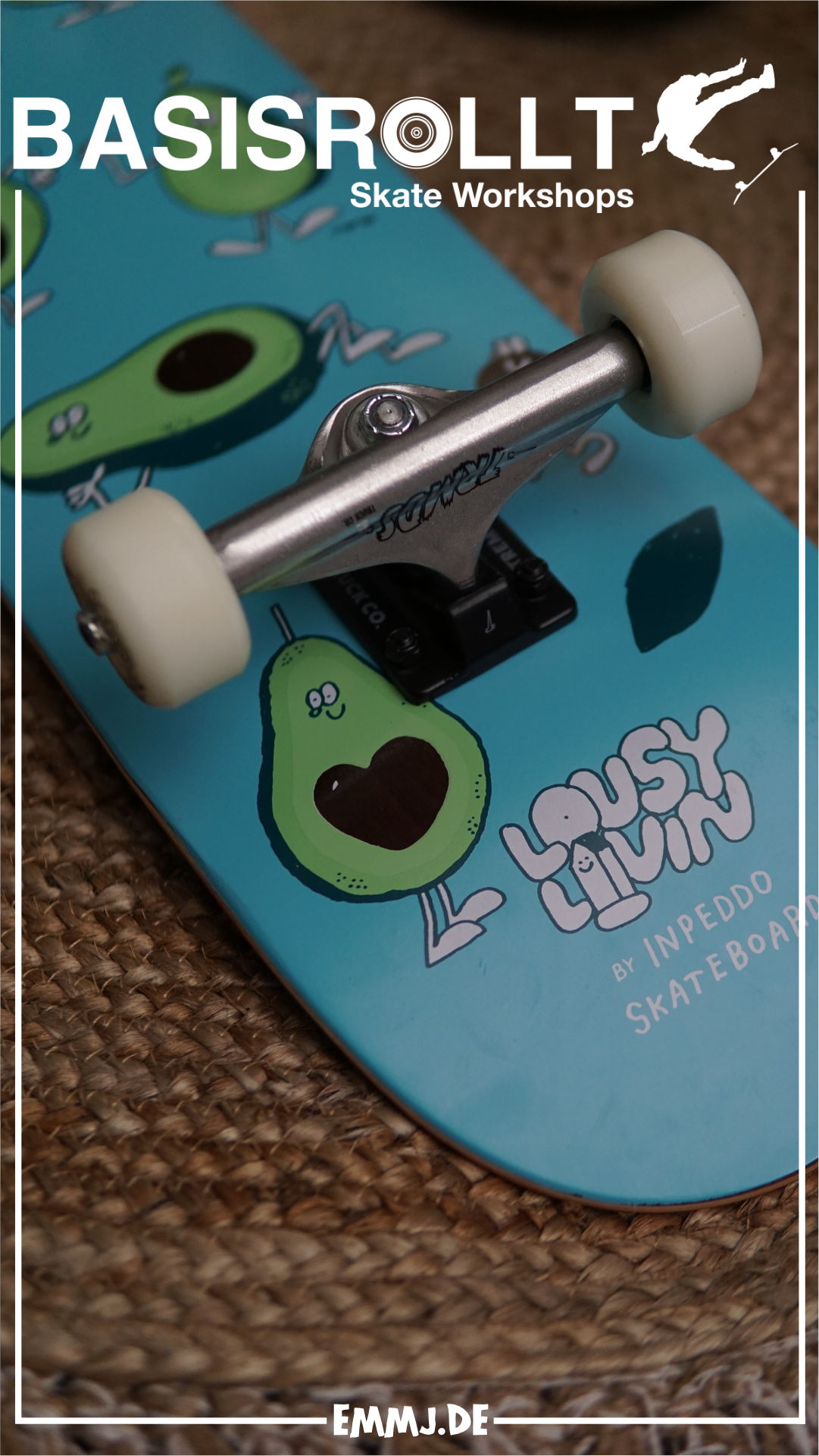 INPEDDO - Avocado - Skateboard Std Complete