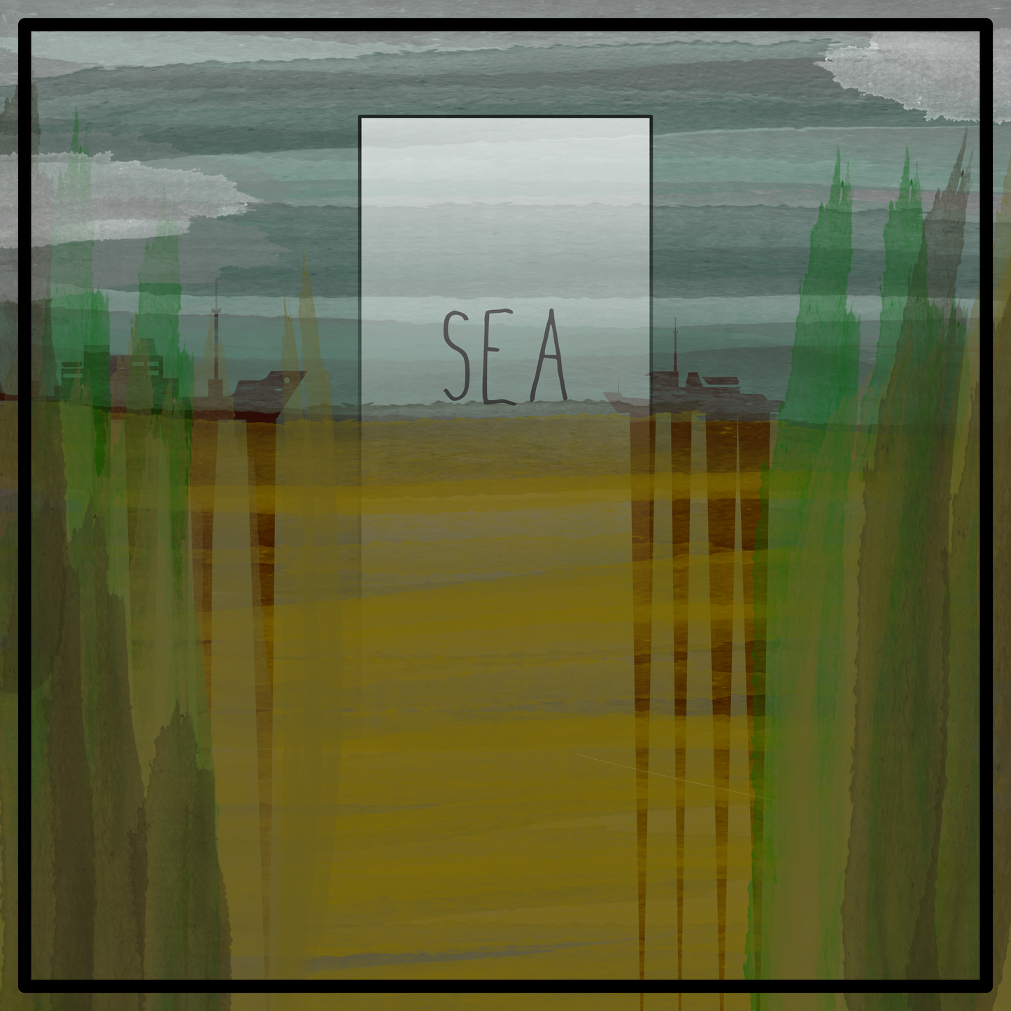 USKARPT- „SEA“  - Print Digitalkunst Kunstdruck