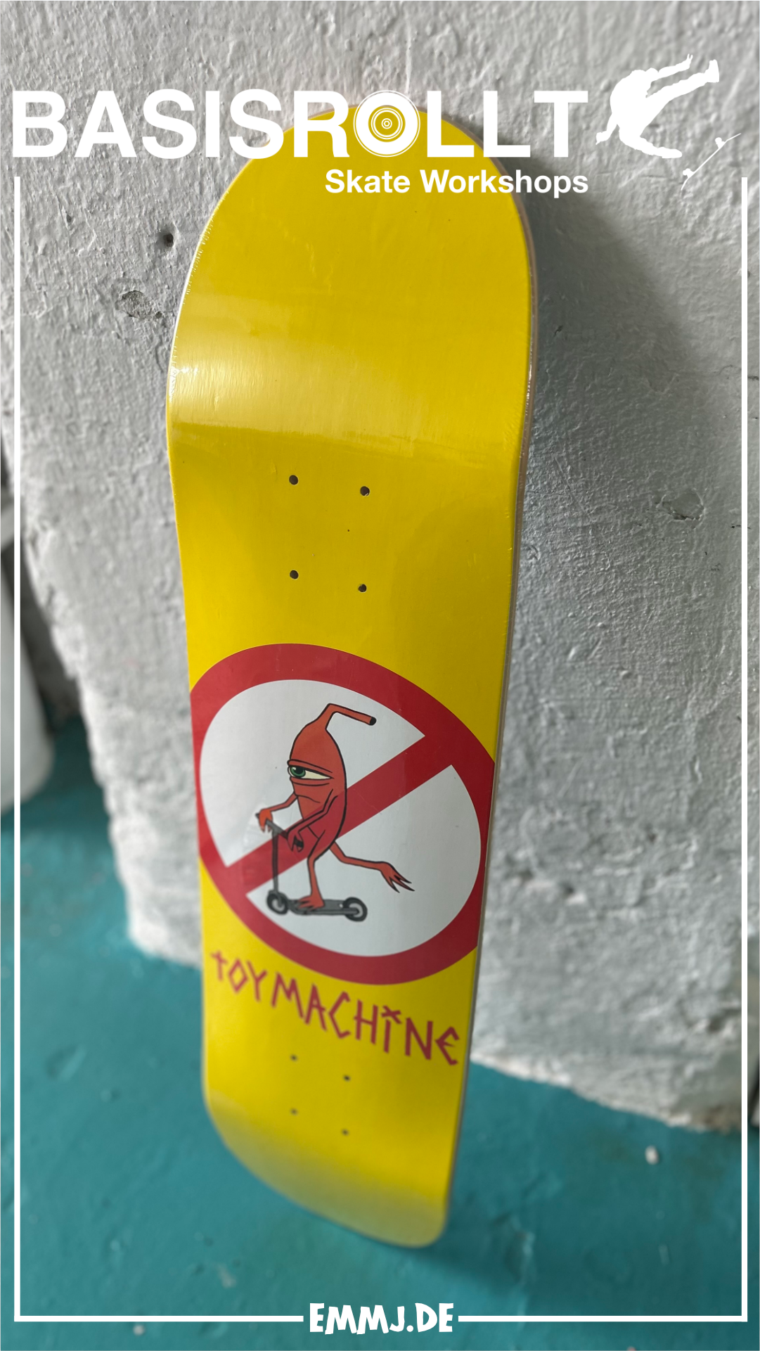 Toy Machine No Scooter Skateboard Deck 8“