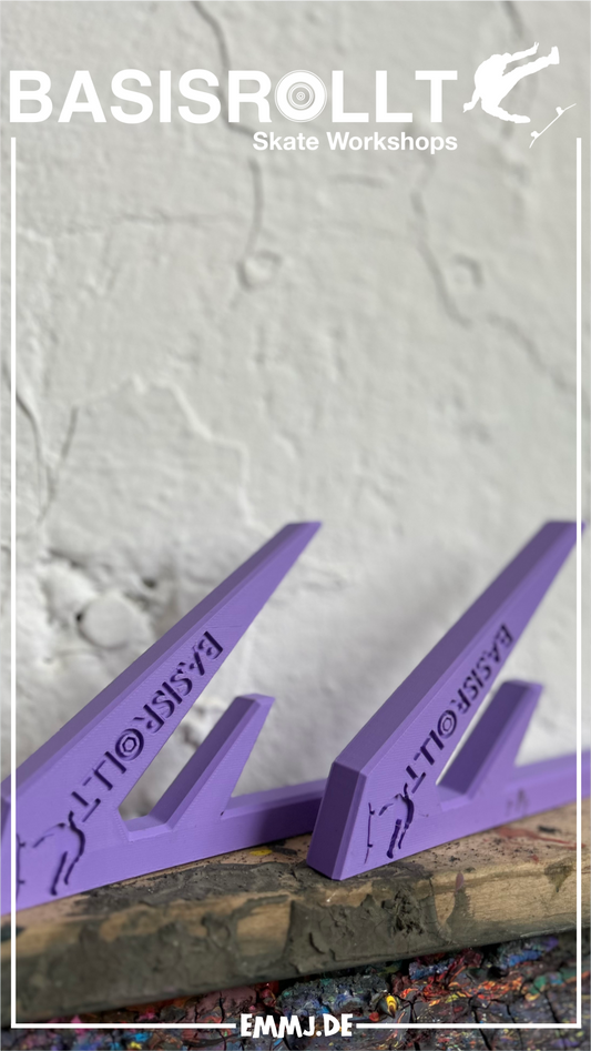 Wall Mount Wall Hanger Wandhalter für Skateboards (lilac)