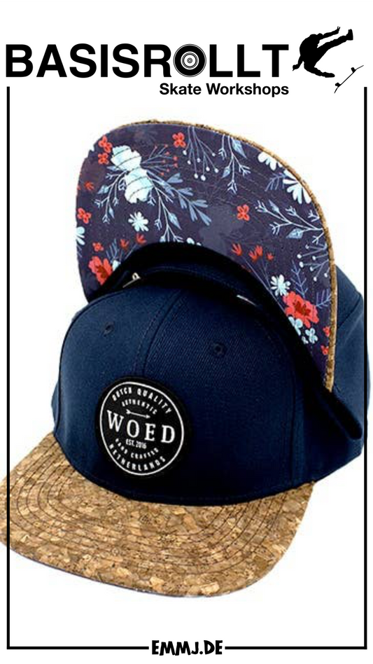 Woed ALOHA Snapback Cap mit Kork-Schirm Woed