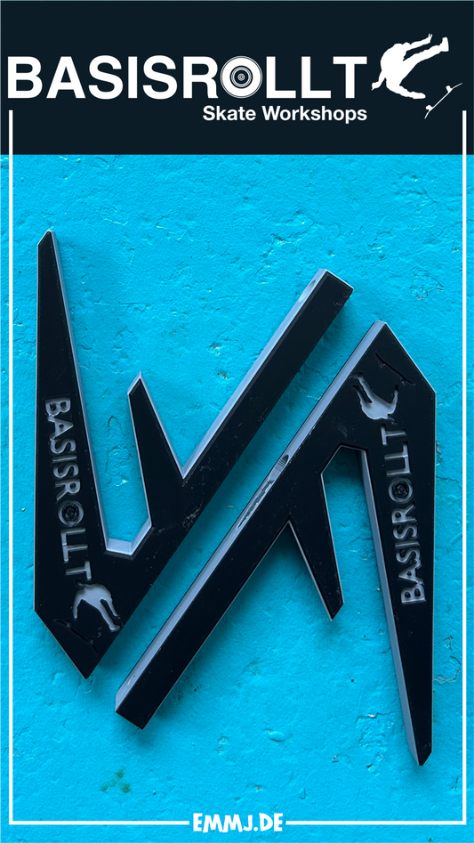 Wall Mount Wall Hanger Wandhalter Board Halter für Skateboards schwarz/grau Erik Halisch-EMMJ