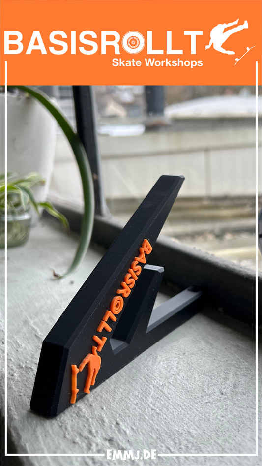 Wall Mount Wall Hanger Wandhalter Board Halter für Skateboards schwarz/orange/schwarz